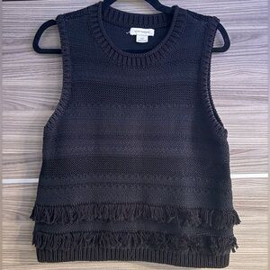 Club Monaco Black Knit Sweater - Large